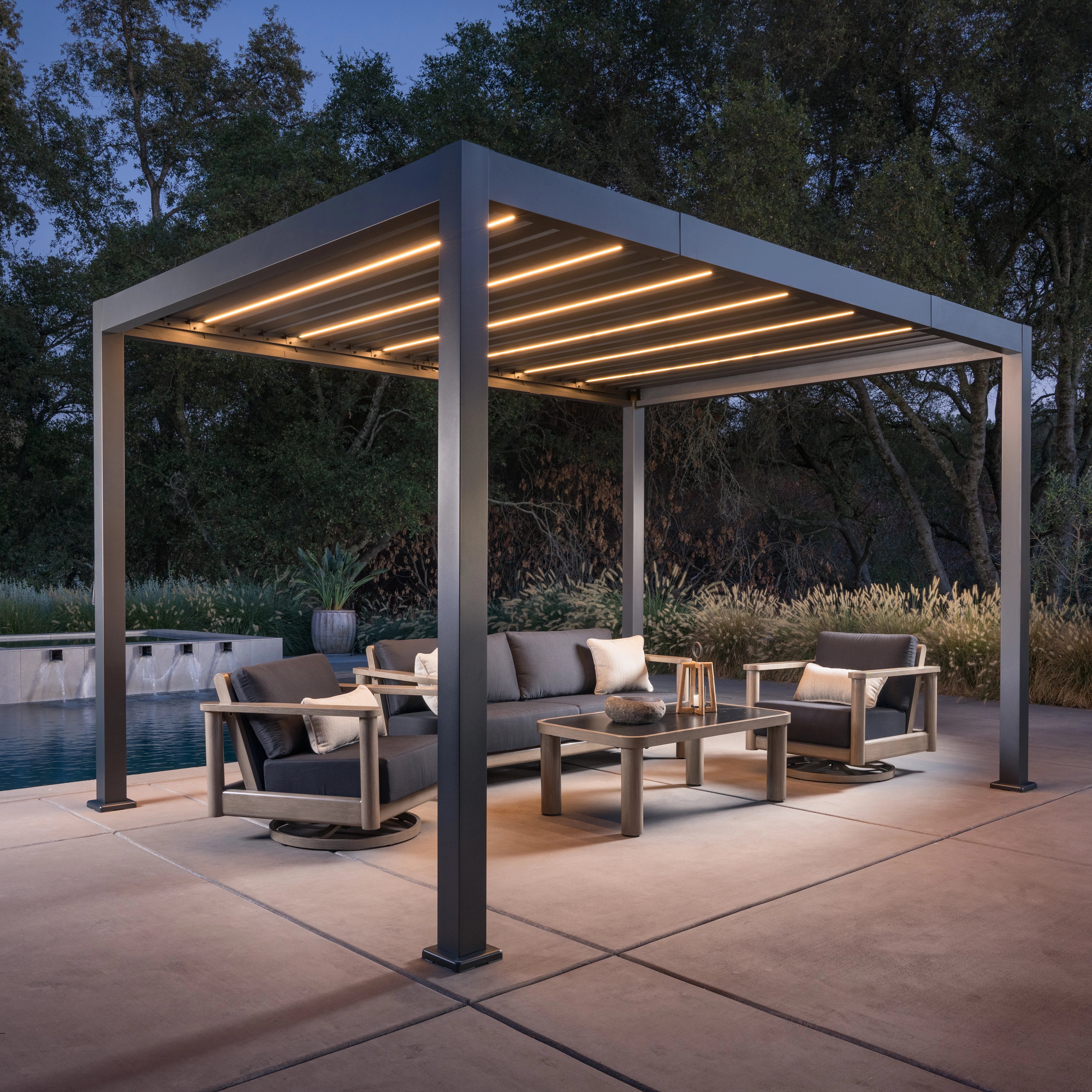 SunVilla Stratus 10' x 13' Motorized Pergola