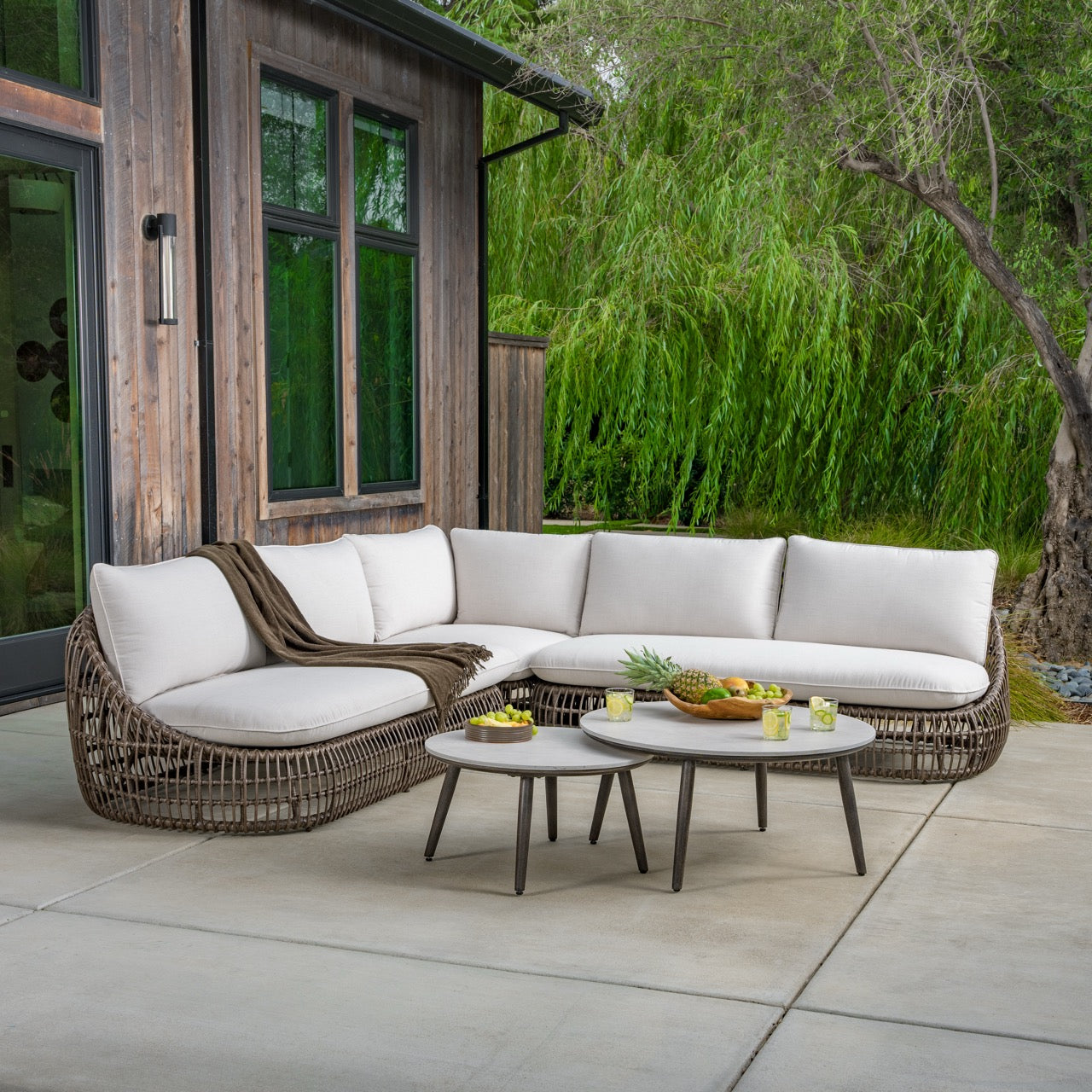 Norden 5-Piece Outdoor Patio Sectional Set