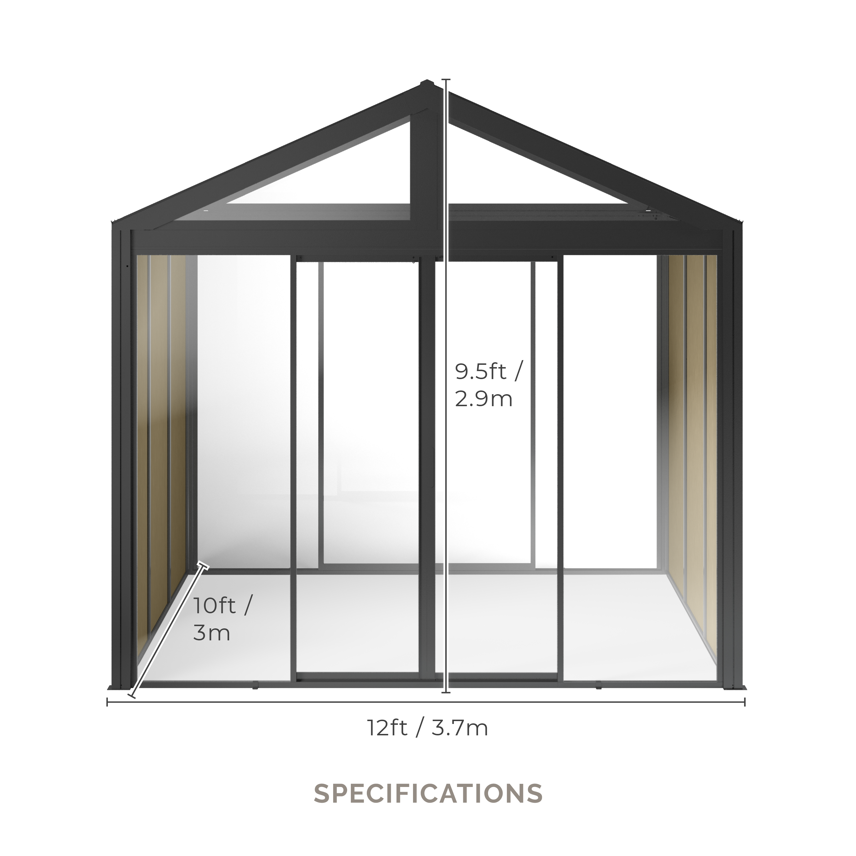 Bryce 10' x 12' Dwelling Suite