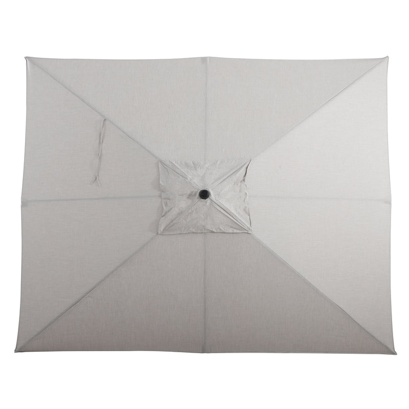 8' x 10' Rectangular Aluminum Market Umbrella