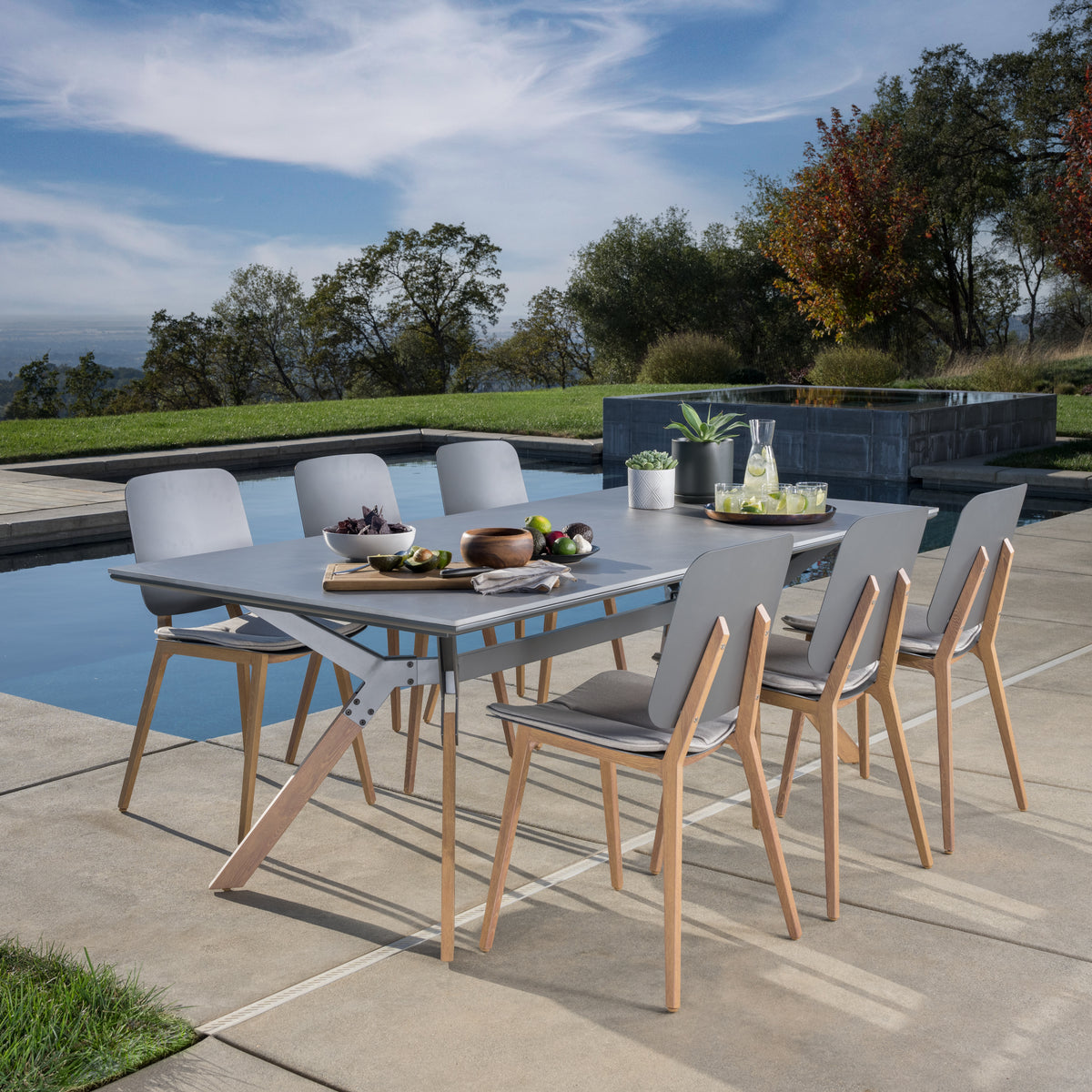 Biblos 7 piece Outdoor Patio Dining Set