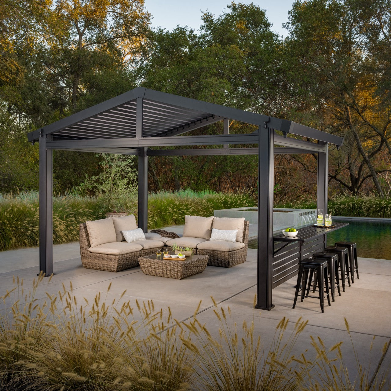 Sunvilla 11' x 13' Fairmont Louvered Pergola