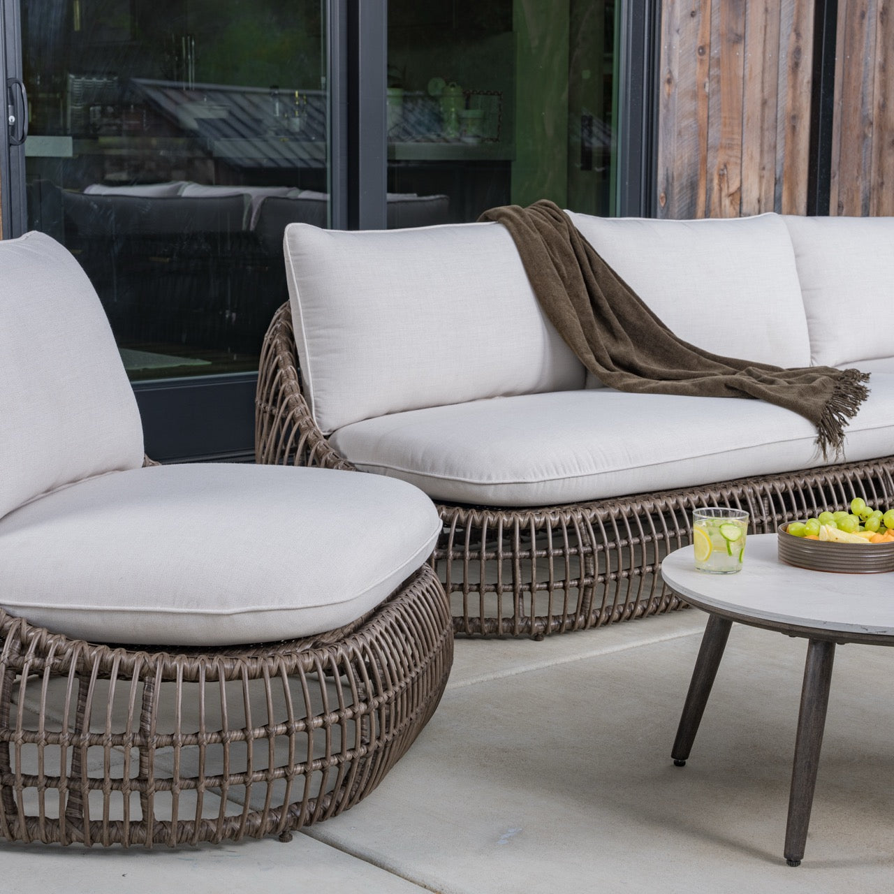 Norden 7-Piece Outdoor Patio Sectional Set