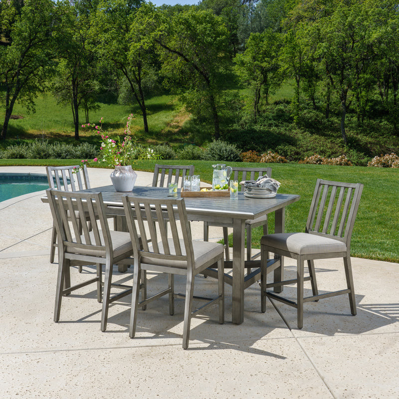 Danson 7-piece High Dining Set with Expanding Table