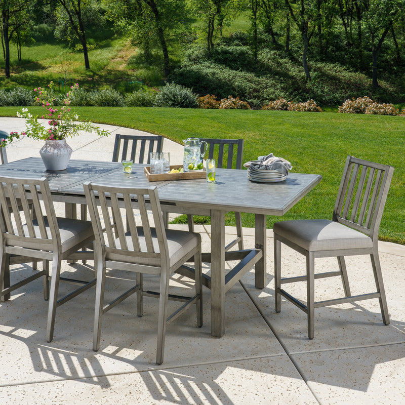 Danson 7-piece High Dining Set with Expanding Table
