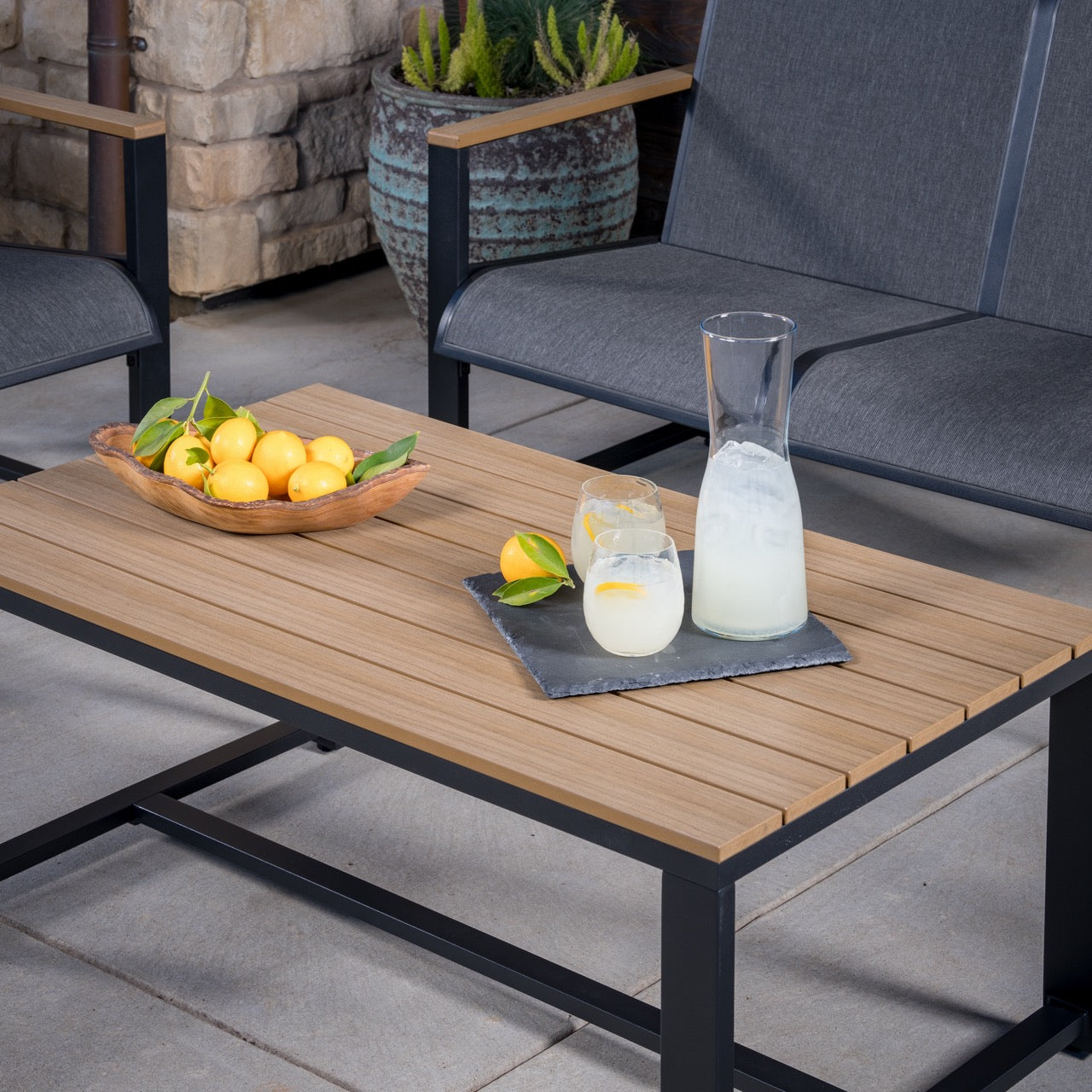 Helio 4-Piece Outdoor Patio Seating Set