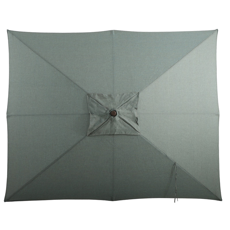 8' x 10' Rectangular Aluminum Market Umbrella