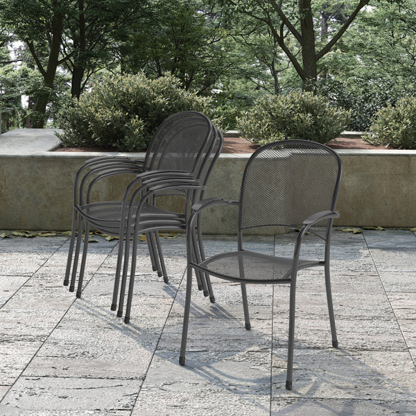 Richmond Commercial Mesh Dining Chairs 4-Pack